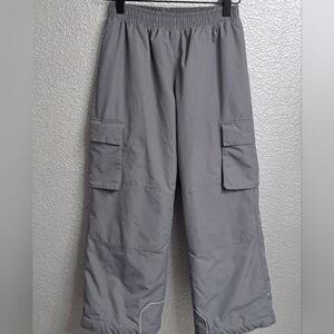Hanna Andersson Boy's M Grey Snow Pants   Size 8 (130)
